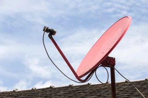 Red satellite Foto stock