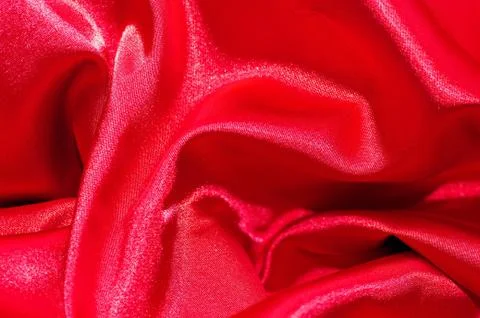 Red satin background Stock Photos