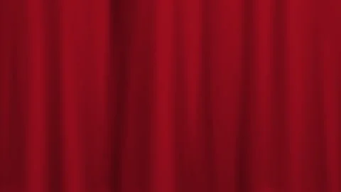 Red satin fabric Background. 3D digital animation of a waving cloth Stock Footage 165444380