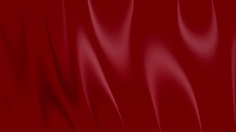 Red satin fabric waves background with glossy folds, abstract seamless loop vide Vídeos de archivo 339264006