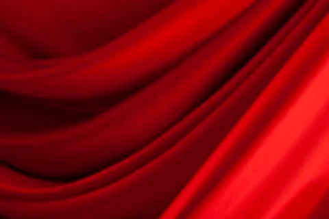 Red Satin Foto stock