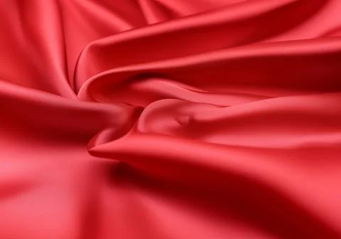Red Satin Textile Texture Stock Photos