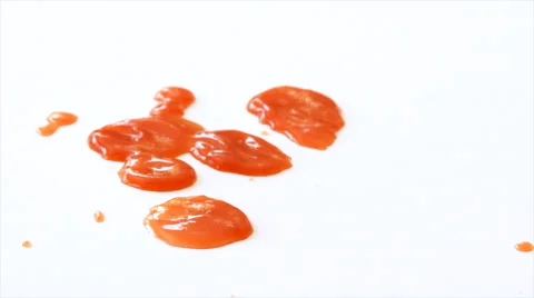 Red Sauce Droplets Vídeos de archivo 66574013