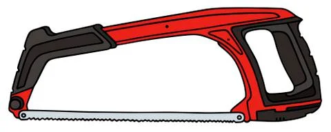 Red saw Stock Illustration