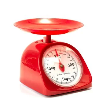 Red scale isolated Stock Photos