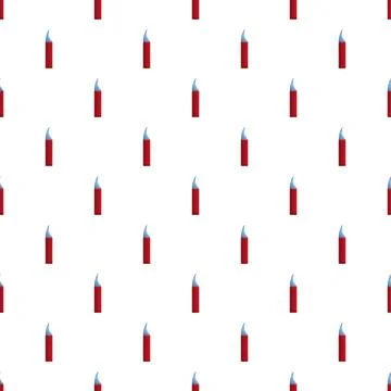 Red scalpel blades repeating flat seamless pattern Illustrazione stock