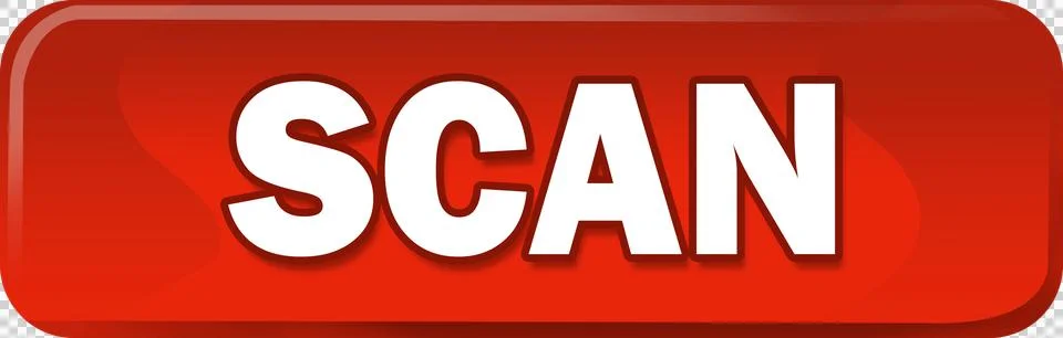 Red scan button Stock Illustration