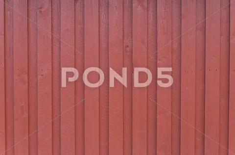 Red scandinavian wood Stock Photos