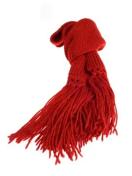 Red scarf Stock Photos