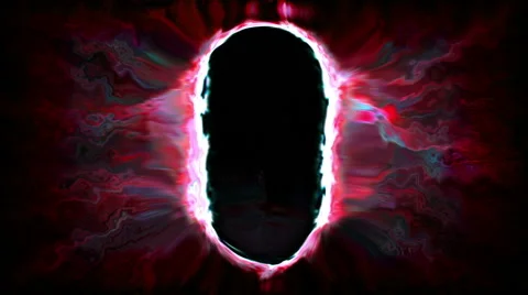 Red scary eye Video stock 53860063