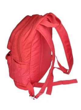 Red schoolbag Stock Photos