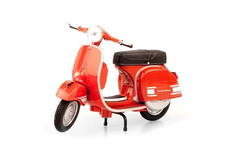Red scooter Foto stock