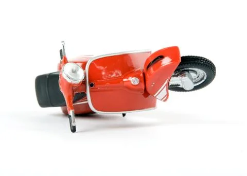 Red scooter Stock Photos
