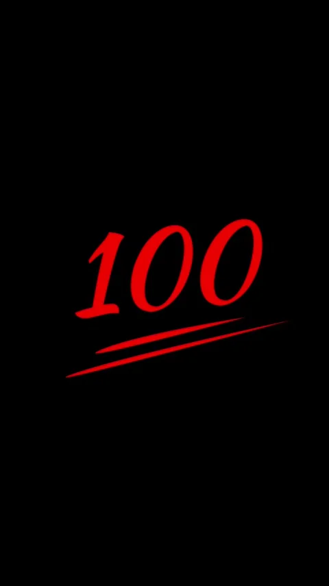 Red score symbol background bold handwritten mark, underline stroke, black isola Stock Footage 340528195