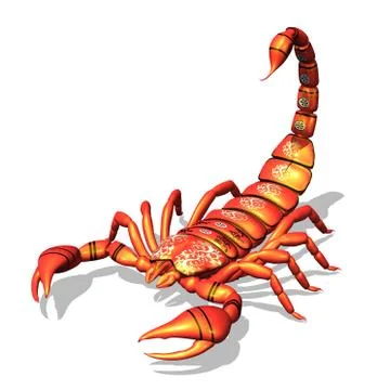 Red Scorpion Stock Illustration