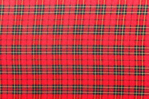 Red scott pattern fabric texture Stock Photos