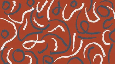 Red scribble abstract background Stock Illustration