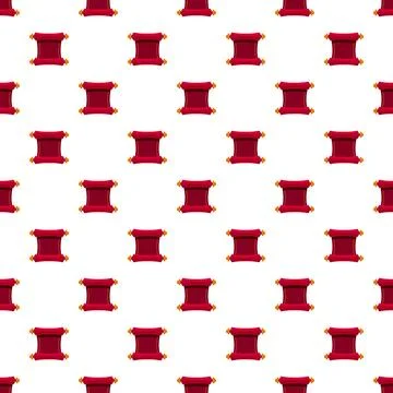 Red scroll ancient document pattern background Ilustración de archivo