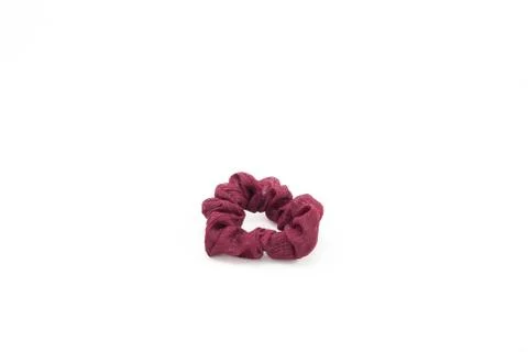 Red scrunchy Stock Photos