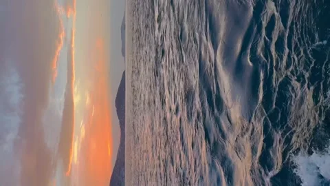 Red sea down and blue water Stock Footage 240327363