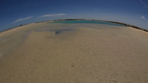 Red Sea seen at 360 degrees, Egypt, Marsa Alam Stock Footage 106252625