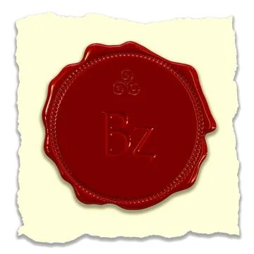 Red Seal BZ , celtic Stock Illustration