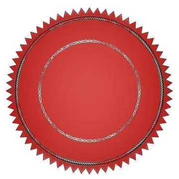 Red seal Stock Illustration