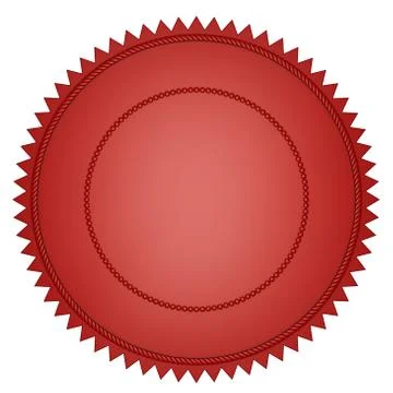 Red seal Stock Illustration