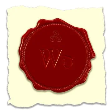 Red Seal WD , celtic Stock Illustration