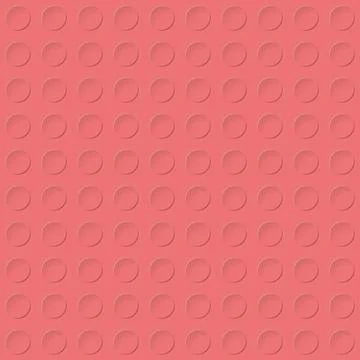 Red seamless background with circles. Simple flat design for website design, Stock Illustration