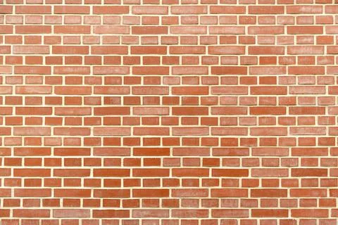 Red Seamless brick wall background 写真素材