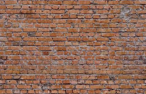 Red seamless bricks Stock Photos