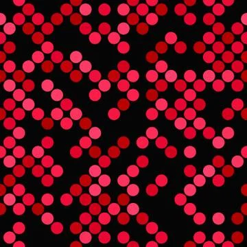 Red seamless dot pattern background - vector design Stock Illustration