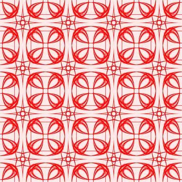 Red Seamless Geometric Pattern Abstract Background Stock Illustration