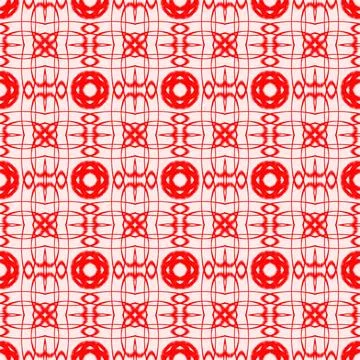 Red Seamless Geometric Pattern Abstract Background Stock Illustration