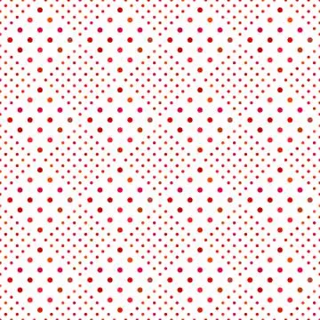 Red seamless geometrical circle pattern background design イラスト素材