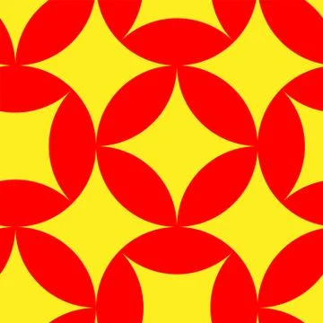 Red Seamless Japanese pattern representing cloisonne ware Stock Illustration