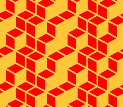 Red Seamless Japanese pattern representing the turtle shell Illustrazione stock