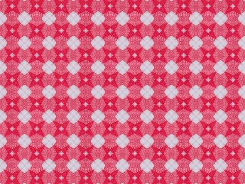 Red seamless mandala design Illustration