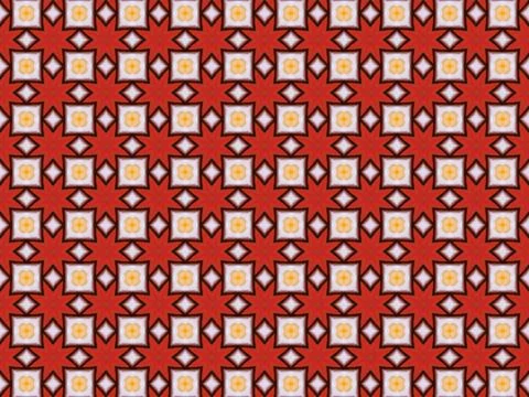 Red seamless mandala design Stock-Illustration