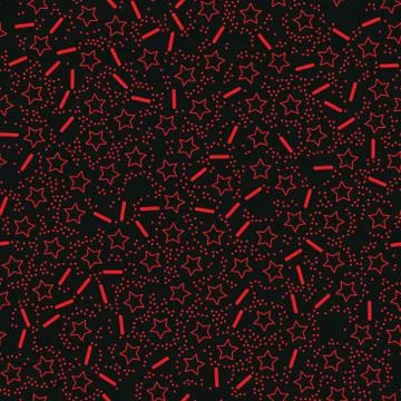 Red seamless pattern background Stock Illustration