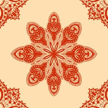 Red seamless pattern Иллюстрация