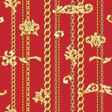 Red Seamless pattern 스톡 일러스트