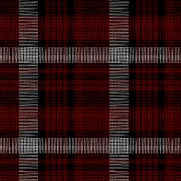 Red seamless pattern - scottish tartan Stock Illustration