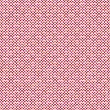 Red seamless pentagram star pattern background - vector design Illustrazione stock