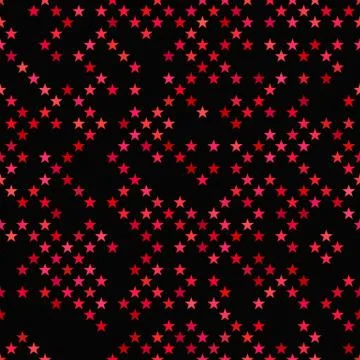 Red seamless pentagram star pattern background - vector design 스톡 일러스트