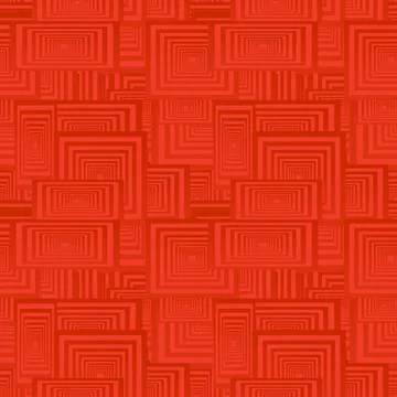 Red seamless rectangle pattern background イラスト素材