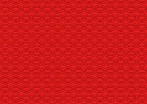 Red Seamless Texture with Intertwined Waved Lines Stock Illustration
