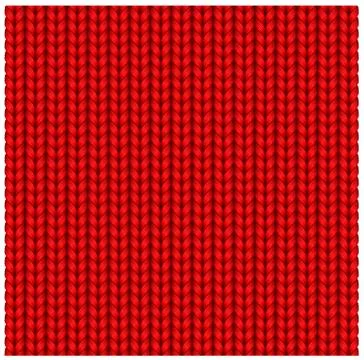 Red seamless texture of knitting woolen clothes Stock Illustration