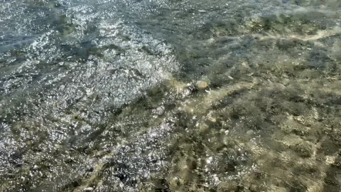 Red Sea's Energetic Shallow Waters: Currents Unveiled in Egypt Stock Footage 248447956